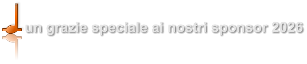 un grazie speciale ai nostri sponsor 2026